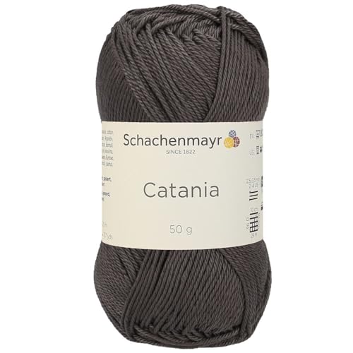 Schachenmayr (SMC) Catania Originals Garn, 1 Knäuel/Packung , jedes Knäuel 125 m, 100 % mercerisierte Baumwolle zum Stricken und Häkeln, Sport Weight, 415 Zartbitter von Hiveroots