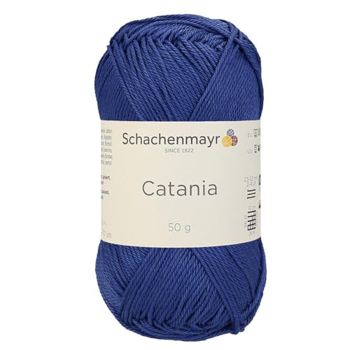 Schachenmayr (SMC) Catania Originals Garn, 1 Knäuel/Packung , jedes Knäuel 125 m, 100 % mercerisierte Baumwolle zum Stricken und Häkeln, Sport Weight, 420 Monaco von Hiveroots