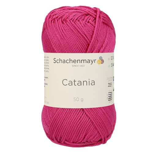 Schachenmayr (SMC) Catania Originals Garn, 2 Knäuel/Packung , jedes Knäuel 125 m, 100 % mercerisierte Baumwolle zum Stricken und Häkeln, Sport Weight, 114 Cyclam von Hiveroots