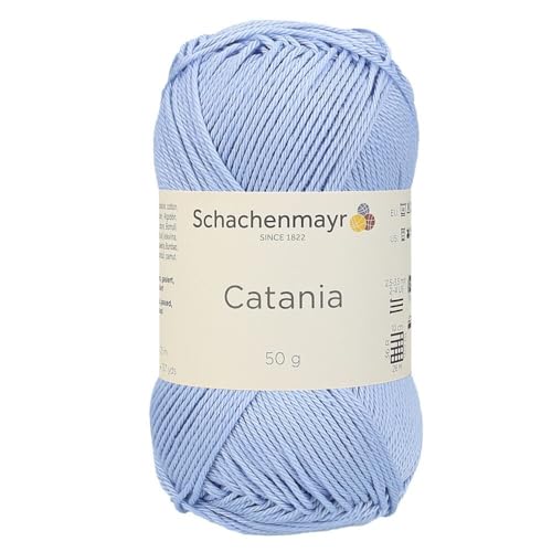 Schachenmayr (SMC) Catania Originals Garn, 2 Knäuel/Packung , jedes Knäuel 125 m, 100 % mercerisierte Baumwolle zum Stricken und Häkeln, Sport Weight, 180 Serenity von Hiveroots