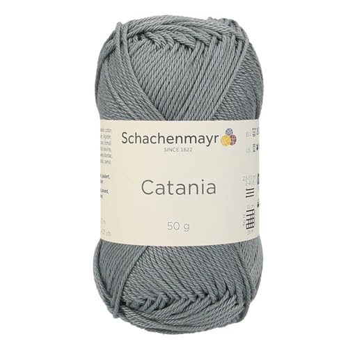 Schachenmayr (SMC) Catania Originals Garn, 2 Knäuel/Packung , jedes Knäuel 125 m, 100 % mercerisierte Baumwolle zum Stricken und Häkeln, Sport Weight, 242 Stein von Hiveroots
