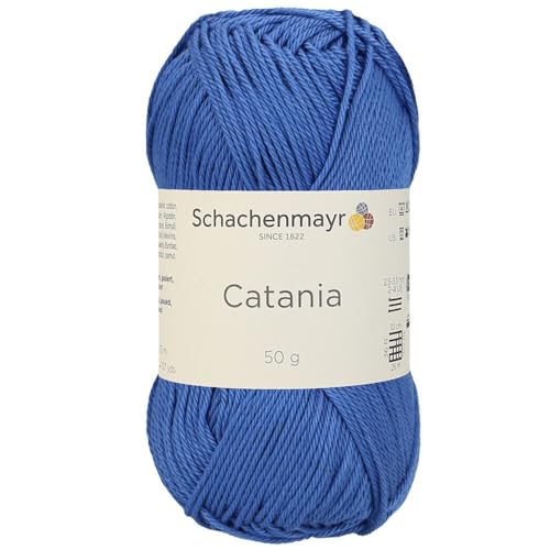 Schachenmayr (SMC) Catania Originals Garn, 2 Knäuel/Packung , jedes Knäuel 125 m, 100 % mercerisierte Baumwolle zum Stricken und Häkeln, Sport Weight, 261 Regatta von Hiveroots