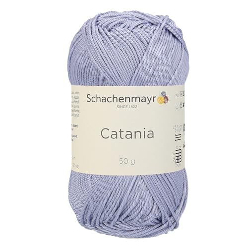 Schachenmayr (SMC) Catania Originals Garn, 2 Knäuel/Packung , jedes Knäuel 125 m, 100 % mercerisierte Baumwolle zum Stricken und Häkeln, Sport Weight, 399 Malve von Hiveroots