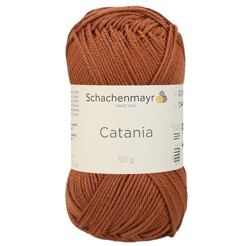 Schachenmayr (SMC) Catania Originals Garn, 2 Knäuel/Packung , jedes Knäuel 125 m, 100 % mercerisierte Baumwolle zum Stricken und Häkeln, Sport Weight, 426 Fuchs von Hiveroots