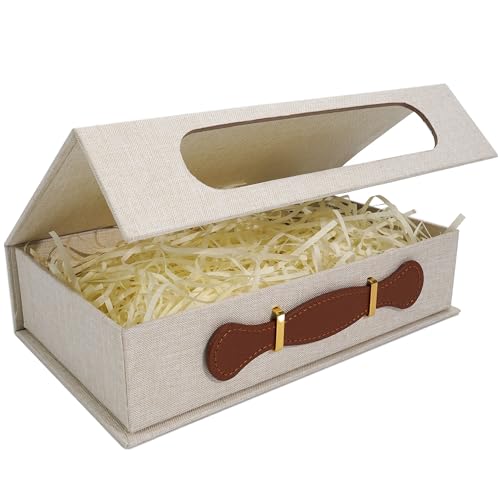 Hiwhy Foto-Aufbewahrungsbox, stilvolle 20,3 x 25,4 cm, Bilderaufbewahrungsbehälter, Leinen-Erinnerungsbox, perfekt zum Aufbewahren von Fotos, Andenken, Scrapbook-Zubehör und anderen Erinnerungen Hiwhy Foto-Aufbewahrungsbox, stilvolle 20,3 x 25,4 cm, Bilderaufbewahrungsbehälter, Leinen-Erinnerungsbox, perfekt zum Aufbewahren von Fotos, Andenken, Scrapbook-Zubehör und anderen Erinnerungen von Hiwhy
