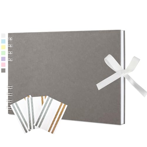 Hiwhy Scrapbook 40 Schwarze Seiten Fotobuch zum Einkleben,DIY Geschenk Scrapbooking Set für Baby Familie Jahrestag Geburtstags Valentinstag Hiwhy Scrapbook 40 Schwarze Seiten Fotobuch zum Einkleben,DIY Geschenk Scrapbooking Set für Baby Familie Jahrestag Geburtstags Valentinstag von Hiwhy