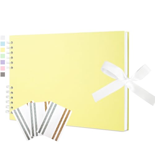 Hiwhy Scrapbook 40 Schwarze Seiten Fotobuch zum Einkleben,DIY Geschenk Scrapbooking Set für Baby Familie Jahrestag Geburtstags Valentinstag Hiwhy Scrapbook 40 Schwarze Seiten Fotobuch zum Einkleben,DIY Geschenk Scrapbooking Set für Baby Familie Jahrestag Geburtstags Valentinstag von Hiwhy