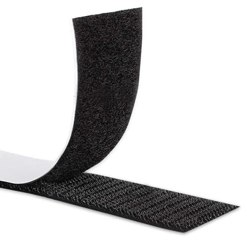 8 Meter Klettband Selbstklebend Extra Stark, 20mm Breiter Doppelseitiges Klettband, Breit Selbstklebendes Klebepad Flauschband und Hakenband, Für zu Hause, im Büro, im Klassenzimmer, usw(Weiß) von Hixava