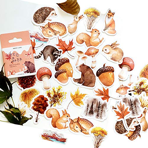 Herbstwald-Aufkleber, Stück, Herbstblatt-Aufkleber Für Scrapbooking, Journaling, Laptop, Junk-Journal, DIY, Dekoration, Planer, Tagebuch, Notizbücher, Alben, Handyhüllen, Ästhetisches Kunsthandwerk Herbstwald-Aufkleber, Stück, Herbstblatt-Aufkleber Für Scrapbooking, Journaling, Laptop, Junk-Journal, DIY, Dekoration, Planer, Tagebuch, Notizbücher, Alben, Handyhüllen, Ästhetisches Kunsthandwerk von HiyyFloy