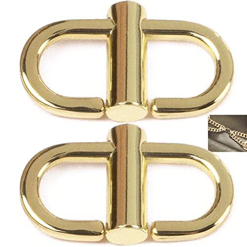 HiyyFloy 2 Stück Verstellbare Metallschnallen Für Kettenriemen, Tasche, Handtasche, Länge Verkürzen, Kettenglieder, Winziger Clip Für Umhängetaschen, Kettenriemenlänge Verkürzen, Zubehör HiyyFloy 2 Stück Verstellbare Metallschnallen Für Kettenriemen, Tasche, Handtasche, Länge Verkürzen, Kettenglieder, Winziger Clip Für Umhängetaschen, Kettenriemenlänge Verkürzen, Zubehör von HiyyFloy