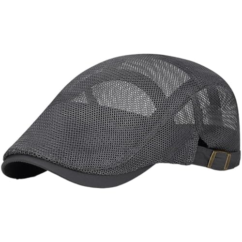 HiyyFloy Baskenmützen Aus Netzstoff, Sommer-baskenmütze, Ivy Cap, Fahrerhut, Verstellbare Schiebermütze, Zeitungsjungenmütze, Vintage-zeitungshut, Kappen Für Herren HiyyFloy Baskenmützen Aus Netzstoff, Sommer-baskenmütze, Ivy Cap, Fahrerhut, Verstellbare Schiebermütze, Zeitungsjungenmütze, Vintage-zeitungshut, Kappen Für Herren von HiyyFloy