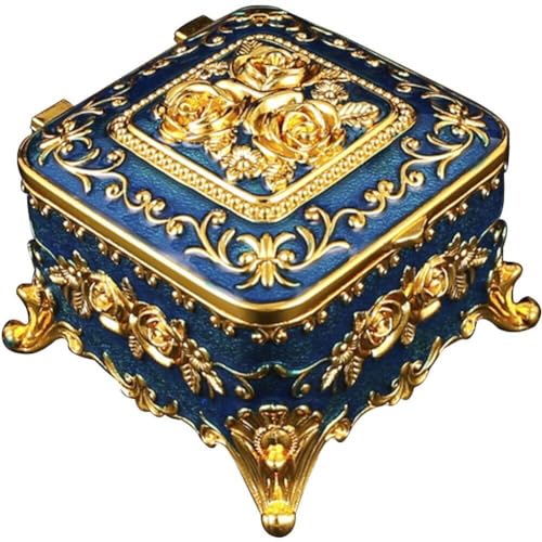 HiyyFloy Dekorative Schmuckschatulle, Vintage-schmuckschatulle, Schmuckaufbewahrung, Organizer-Box, Verzierter Schmuck, Dekorative Box Für Ohrringe, Halsketten, Schmuck HiyyFloy Dekorative Schmuckschatulle, Vintage-schmuckschatulle, Schmuckaufbewahrung, Organizer-Box, Verzierter Schmuck, Dekorative Box Für Ohrringe, Halsketten, Schmuck von HiyyFloy