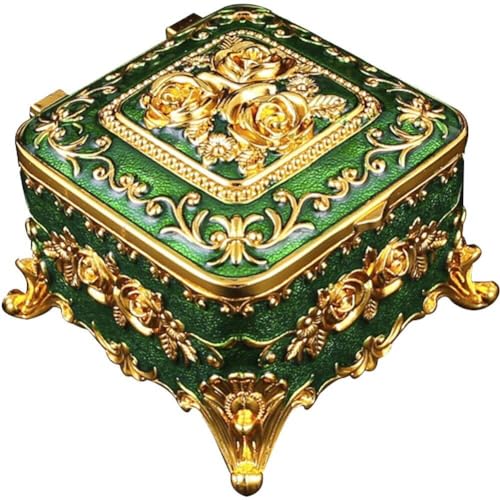 HiyyFloy Dekorative Schmuckschatulle, Vintage-schmuckschatulle, Schmuckaufbewahrung, Organizer-Box, Verzierter Schmuck, Dekorative Box Für Ohrringe, Halsketten, Schmuck HiyyFloy Dekorative Schmuckschatulle, Vintage-schmuckschatulle, Schmuckaufbewahrung, Organizer-Box, Verzierter Schmuck, Dekorative Box Für Ohrringe, Halsketten, Schmuck von HiyyFloy