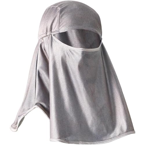 HiyyFloy Emf-Schutz Vollgesichtsmaske Sicherheitsschutzschild Visier Strahlenschutzschal Silberfaser-strickstoff Kopfbedeckung HiyyFloy Emf-Schutz Vollgesichtsmaske Sicherheitsschutzschild Visier Strahlenschutzschal Silberfaser-strickstoff Kopfbedeckung von HiyyFloy