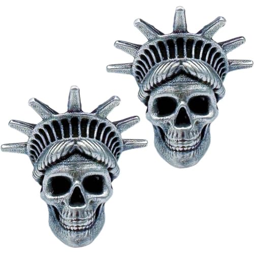 HiyyFloy Totenkopf Messer Lanyard Perle 2 Stück Messer Lanyard Perle Totenkopf Messing Messer Perlen Outdoor DIY Messer Paracord Perlen Für Schlüsselarmband HiyyFloy Totenkopf Messer Lanyard Perle 2 Stück Messer Lanyard Perle Totenkopf Messing Messer Perlen Outdoor DIY Messer Paracord Perlen Für Schlüsselarmband von HiyyFloy