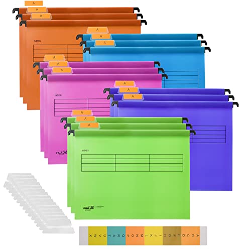 Hiziwimi 15 Stück PVC-Aktenschrank A4 Hängeregistraturen mit Tabs und Einsätzen für Büro, Schule, Schreibtisch, Aktenaufbewahrung Hiziwimi 15 Stück PVC-Aktenschrank A4 Hängeregistraturen mit Tabs und Einsätzen für Büro, Schule, Schreibtisch, Aktenaufbewahrung von Hiziwimi