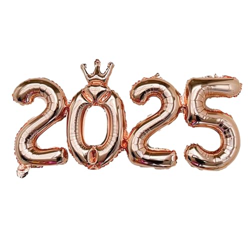 2025 Folienballons, Neujahrsdekoration, 2025 Zahlenballons, Dekorationen, 2025 Ballon-Zahlen, auffälliges Neujahrsdekor, einfach zu bedienen, tragbar für Hochzeiten, Geburtstage, Feiertagsfeiern 2025 Folienballons, Neujahrsdekoration, 2025 Zahlenballons, Dekorationen, 2025 Ballon-Zahlen, auffälliges Neujahrsdekor, einfach zu bedienen, tragbar für Hochzeiten, Geburtstage, Feiertagsfeiern von Hjatirace