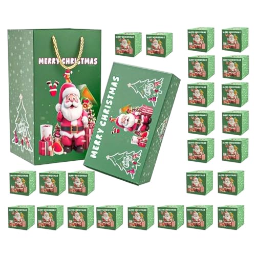Weihnachten S-Urprise G-ift Box E-xplosion, mit wiederverwendbarem Design, Grün, Überraschung Geld Explosionen Geschenkbox Weihnachten, Urlaub Geldbehälter, Mehrzweck für Männer, Frauen von Hjatirace