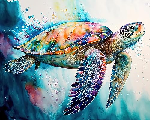 Hjjdiyes Malen Nach Zahlen Erwachsene Tiere Meer SchildkröTen - AnfäNger - Knitterfreie Leinwand, Pinsels Und Acrylfarbe - Diy Handgemalt öLgemäLde Kit Als Geschenk 40 X 50cm Hjjdiyes Malen Nach Zahlen Erwachsene Tiere Meer SchildkröTen - AnfäNger - Knitterfreie Leinwand, Pinsels Und Acrylfarbe - Diy Handgemalt öLgemäLde Kit Als Geschenk 40 X 50cm von Hjjdiyes