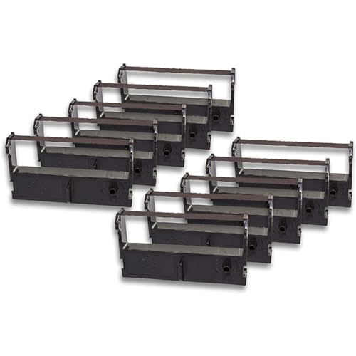 Hkfgdjdl 10 Stück Farbband-Ersatzteil für M-U310 M-U115 TM-U120 ERC39 MT311 M-U311 M-U312 M-V110 M-U115 schwarze Bandhalter von Hkfgdjdl