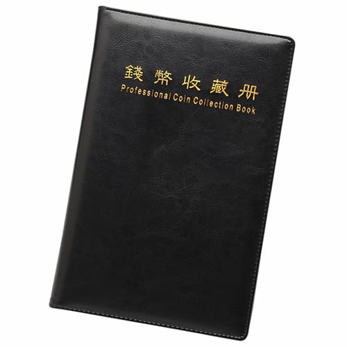 Hkfgdjdl 360 Taschen Münzsammelalbum für Sammler, PU-Leder Münzsammelhalter Album, Münzdisplay Aufbewahrungshalter Hkfgdjdl 360 Taschen Münzsammelalbum für Sammler, PU-Leder Münzsammelhalter Album, Münzdisplay Aufbewahrungshalter von Hkfgdjdl
