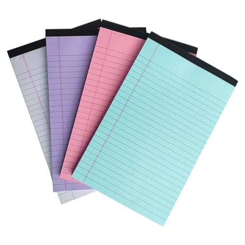 Hkfgdjdl 4 Stück 50 Blatt Rechtsblock schmal liniert Notizblock Kleiner Schreibblock A 4 A 5 liniertes Papier für Zuhause Schule und Büro Hkfgdjdl 4 Stück 50 Blatt Rechtsblock schmal liniert Notizblock Kleiner Schreibblock A 4 A 5 liniertes Papier für Zuhause Schule und Büro von Hkfgdjdl