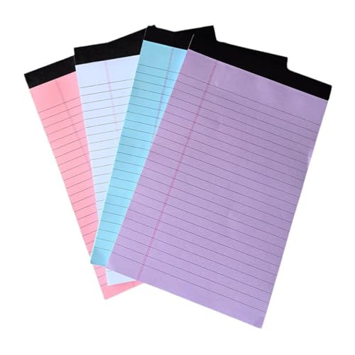 Hkfgdjdl 4 Stück 50 Blatt Rechtsblock schmal liniert Notizblock Kleiner Schreibblock A 4 A 5 liniertes Papier für Zuhause Schule und Büro Hkfgdjdl 4 Stück 50 Blatt Rechtsblock schmal liniert Notizblock Kleiner Schreibblock A 4 A 5 liniertes Papier für Zuhause Schule und Büro von Hkfgdjdl