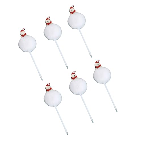 Hkfgdjdl 6 Stück Weihnachts-Kugelschreiber, dekorativer Stift, 0,7 mm, Schreibstift, Cartoon-Stift, Schreibwarenstift für Schüler und Lehrer Hkfgdjdl 6 Stück Weihnachts-Kugelschreiber, dekorativer Stift, 0,7 mm, Schreibstift, Cartoon-Stift, Schreibwarenstift für Schüler und Lehrer von Hkfgdjdl