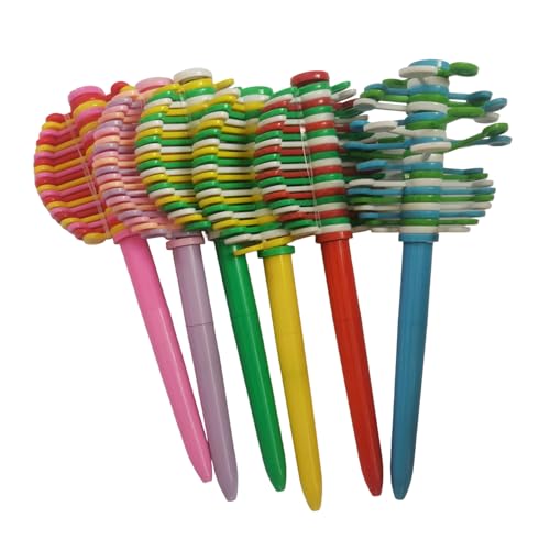 Hkfgdjdl 6 x Kugelschreiber, lustiger Drehstift, Weihnachtsstrumpffüller für Kinder, Studenten, psychische Arbeiter, Stressabbau Hkfgdjdl 6 x Kugelschreiber, lustiger Drehstift, Weihnachtsstrumpffüller für Kinder, Studenten, psychische Arbeiter, Stressabbau von Hkfgdjdl