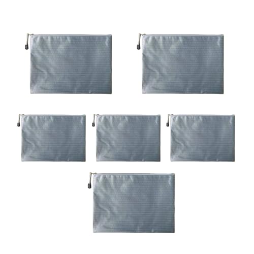 Hkfgdjdl 6 x wasserabweisende Dokumententasche mit Reißverschlüssen, Oxford-Geldbeutel, Dokumenten-Organizer, Tasche, Aktenmappe Hkfgdjdl 6 x wasserabweisende Dokumententasche mit Reißverschlüssen, Oxford-Geldbeutel, Dokumenten-Organizer, Tasche, Aktenmappe von Hkfgdjdl