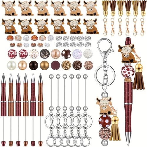 Hkfgdjdl 74-teiliges Set mit Kugelschreiber und Perlenstickerei-Schlüsselanhänger-Set für Studenten, Lehrer, Abschlussfeier, Geburtstag, Weihnachten Hkfgdjdl 74-teiliges Set mit Kugelschreiber und Perlenstickerei-Schlüsselanhänger-Set für Studenten, Lehrer, Abschlussfeier, Geburtstag, Weihnachten von Hkfgdjdl