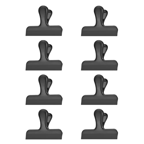 Hkfgdjdl 8 Stück Edelstahl-Dichtungs-Clips, Metallscharnier-Clips, robuste Papierklemme für Lebensmittelbeutel, Fotodatei, Quittungen, Zeichenbretter Hkfgdjdl 8 Stück Edelstahl-Dichtungs-Clips, Metallscharnier-Clips, robuste Papierklemme für Lebensmittelbeutel, Fotodatei, Quittungen, Zeichenbretter von Hkfgdjdl