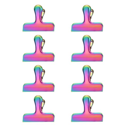 Hkfgdjdl 8 Stück Edelstahl-Dichtungs-Clips, Metallscharnier-Clips, robuste Papierklemme für Lebensmittelbeutel, Fotodatei, Quittungen, Zeichenbretter Hkfgdjdl 8 Stück Edelstahl-Dichtungs-Clips, Metallscharnier-Clips, robuste Papierklemme für Lebensmittelbeutel, Fotodatei, Quittungen, Zeichenbretter von Hkfgdjdl