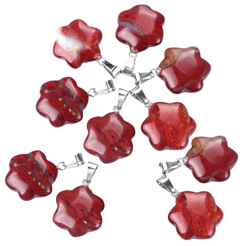 Hkfgdjdl Anhänger in Blumenform aus Naturstein, kreatives Schmuckdesign, Kristallstein-Anhänger für Halsketten Hkfgdjdl Anhänger in Blumenform aus Naturstein, kreatives Schmuckdesign, Kristallstein-Anhänger für Halsketten von Hkfgdjdl