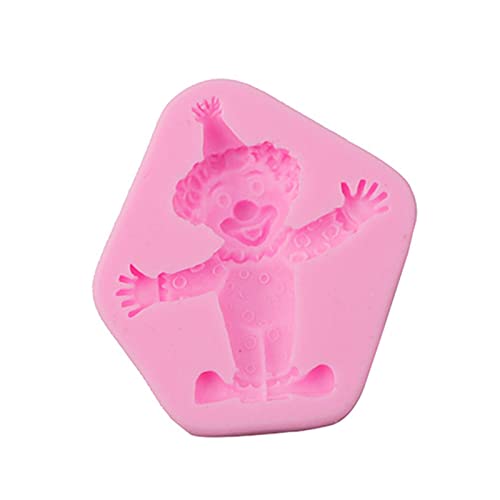 Hkfgdjdl Dessert Bakeware, lustige Clown-Silikonform, Fondantform, Kuchenzubehör, Gebäck, Backzubehör, Harz, Ornamente, handgefertigte Seifenform Hkfgdjdl Dessert Bakeware, lustige Clown-Silikonform, Fondantform, Kuchenzubehör, Gebäck, Backzubehör, Harz, Ornamente, handgefertigte Seifenform von Hkfgdjdl