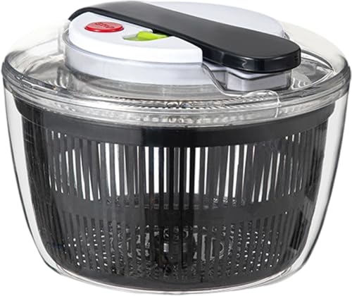 Hkfgdjdl Easy Press Salat Spinner Blatt Gemüse Dehydrator Trockner Mixer mit Deckel Multifunktionales Obst Drainage Tool von Hkfgdjdl
