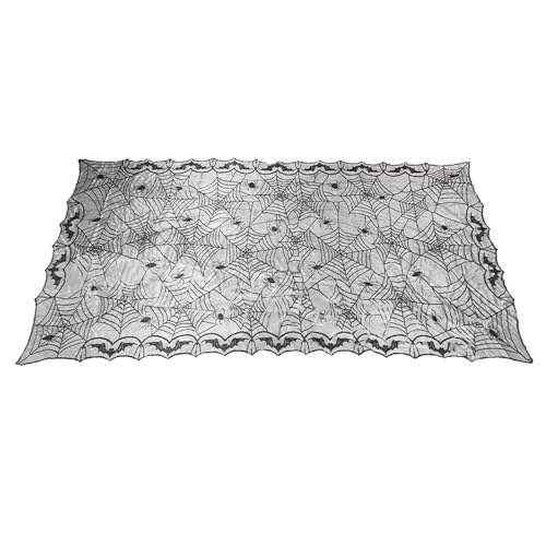 Hkfgdjdl Elegante Tischdecke mit Spinnennetz, Fledermaus, rechteckig, für Esszimmer, Horror, Spinnennetz, Partydekoration Hkfgdjdl Elegante Tischdecke mit Spinnennetz, Fledermaus, rechteckig, für Esszimmer, Horror, Spinnennetz, Partydekoration von Hkfgdjdl