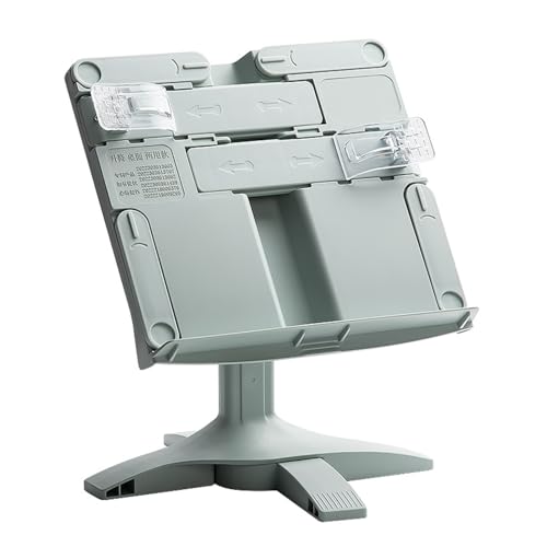 Hkfgdjdl Faltbarer Buchständer zum Lesen, Winkel höhenverstellbarer Buchhalter mit Büroklammer für Lehrbuch Kochbücher Tablet Hkfgdjdl Faltbarer Buchständer zum Lesen, Winkel höhenverstellbarer Buchhalter mit Büroklammer für Lehrbuch Kochbücher Tablet von Hkfgdjdl