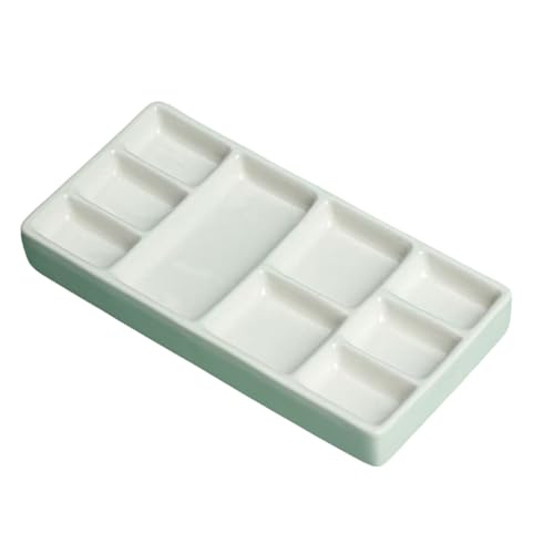 Hkfgdjdl Farbpalette, Keramikfarbe, 9 Mulden, Farbmischung, quadratisch, für Künstler, Studenten, Aquarell-, Ölgemälde Hkfgdjdl Farbpalette, Keramikfarbe, 9 Mulden, Farbmischung, quadratisch, für Künstler, Studenten, Aquarell-, Ölgemälde von Hkfgdjdl