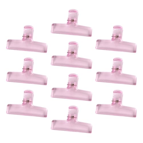 Hkfgdjdl Klare Acryl-Binder-Clips für Lebensmittelbeutel, Fotodatei, Quittung, Zeichenbrett, Küche, Büro, 10 Stück Hkfgdjdl Klare Acryl-Binder-Clips für Lebensmittelbeutel, Fotodatei, Quittung, Zeichenbrett, Küche, Büro, 10 Stück von Hkfgdjdl