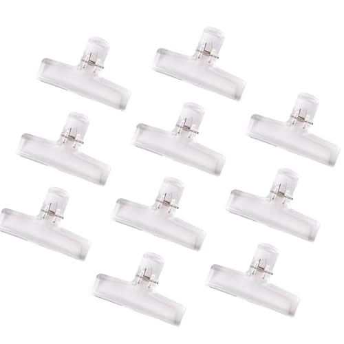Hkfgdjdl Klare Acryl-Binder-Clips für Lebensmittelbeutel, Fotodatei, Quittung, Zeichenbrett, Küche, Büro, 10 Stück Hkfgdjdl Klare Acryl-Binder-Clips für Lebensmittelbeutel, Fotodatei, Quittung, Zeichenbrett, Küche, Büro, 10 Stück von Hkfgdjdl