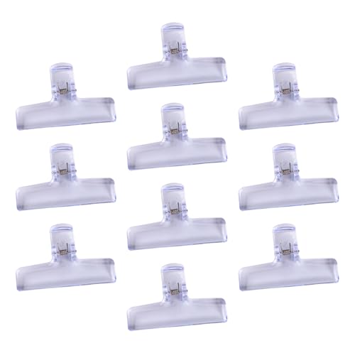 Hkfgdjdl Klare Acryl-Binder-Clips für Lebensmittelbeutel, Fotodatei, Quittung, Zeichenbrett, Küche, Büro, 10 Stück Hkfgdjdl Klare Acryl-Binder-Clips für Lebensmittelbeutel, Fotodatei, Quittung, Zeichenbrett, Küche, Büro, 10 Stück von Hkfgdjdl