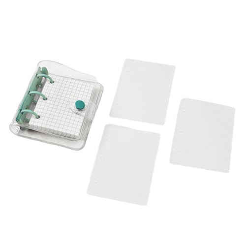 Hkfgdjdl Kleines Notizbuch, transparent, 3 Ringe, Notizbuch, 80 Blatt, gerastert, Taschen-Tagebuch, kleiner Planer, Notizblöcke Hkfgdjdl Kleines Notizbuch, transparent, 3 Ringe, Notizbuch, 80 Blatt, gerastert, Taschen-Tagebuch, kleiner Planer, Notizblöcke von Hkfgdjdl