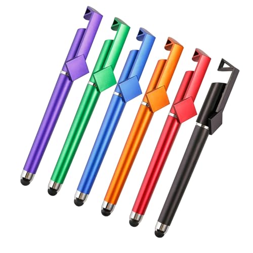 Hkfgdjdl Kugelschreiber, 12 Tablet-Stift, multifunktionaler 3-in-1-Touchscreen-Stift, Kugelschreiber, Handyhalter für Tablet und Handy Hkfgdjdl Kugelschreiber, 12 Tablet-Stift, multifunktionaler 3-in-1-Touchscreen-Stift, Kugelschreiber, Handyhalter für Tablet und Handy von Hkfgdjdl