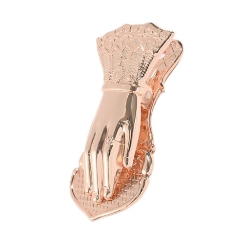 Hkfgdjdl Lady's Hand Bücher Clip Handclip Dokumentenhalter Metall Papier Seitenhalter Retro Büroklammer für Büro Organisation von Hkfgdjdl
