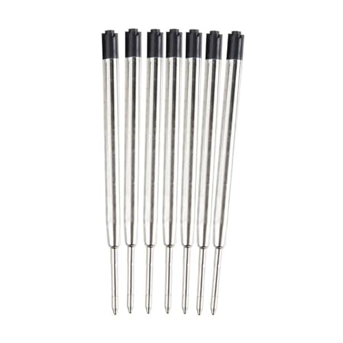 Hkfgdjdl Metall-Kugelschreiberminen für Drehkugelschreiber, Multifunktions-Kugelschreiber, Standard-Kugelschreiber, Metallminen, 10 Stück von Hkfgdjdl