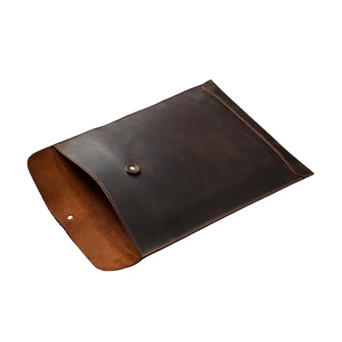 Hkfgdjdl PU-Leder-Aktenordner, multifunktionale Dokumententasche mit Kordelverschluss, Laptophülle, Briefform, Aktenordner Hkfgdjdl PU-Leder-Aktenordner, multifunktionale Dokumententasche mit Kordelverschluss, Laptophülle, Briefform, Aktenordner von Hkfgdjdl