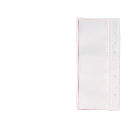 Hkfgdjdl PVC-Kartenalbum mit 6 Ringen, 6 Ringe, Fotoalbum-Binderhüllen oder 10 Stück 6-fach gelochte Fotokartenhülle von Hkfgdjdl