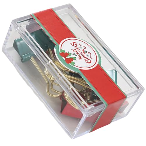 Hkfgdjdl Pinnnadeln mit Weihnachtsmotiven, dekorative Reißzwecken, Kartennadeln, Büroklammern, Metall, Büroklammer, mit Etui für Büro Hkfgdjdl Pinnnadeln mit Weihnachtsmotiven, dekorative Reißzwecken, Kartennadeln, Büroklammern, Metall, Büroklammer, mit Etui für Büro von Hkfgdjdl
