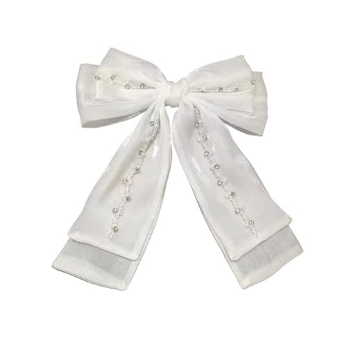 Hkfgdjdl Schöne Schleifen, dekorative Schleifen, handgefertigt, Geschenkverpackung, Schleife, schöne Schleife mit Perlen für Kleidung, Tasche, Dekoration Hkfgdjdl Schöne Schleifen, dekorative Schleifen, handgefertigt, Geschenkverpackung, Schleife, schöne Schleife mit Perlen für Kleidung, Tasche, Dekoration von Hkfgdjdl